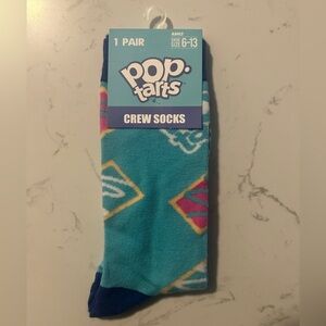 Pop-Tarts Crew Socks - Fun & Colorful Design, Unisex, Size: 6-13- NWT